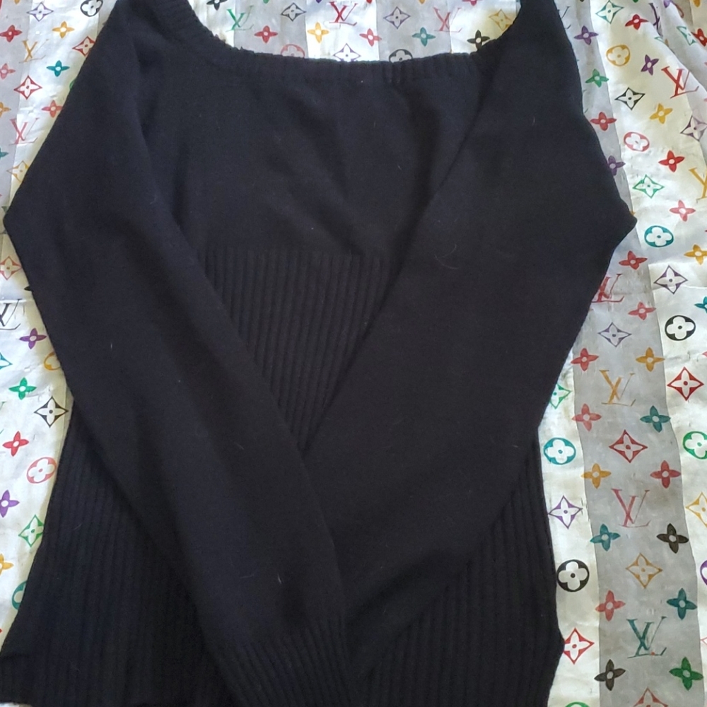 Max Rave Ribbed Lightweight Sweater Blouse - Picture 2 of 3